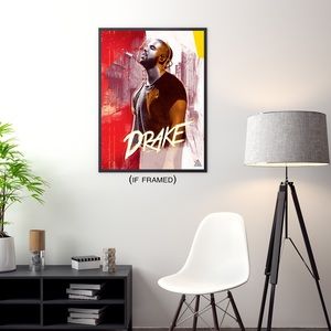 Drake Poster Wall Artwork Print (18x24)